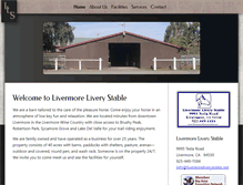 Tablet Screenshot of livermoreliverystable.net